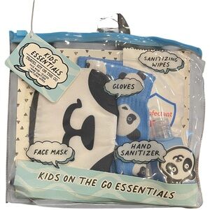 Adidas Kids Panda Essentials Set - Blue and White